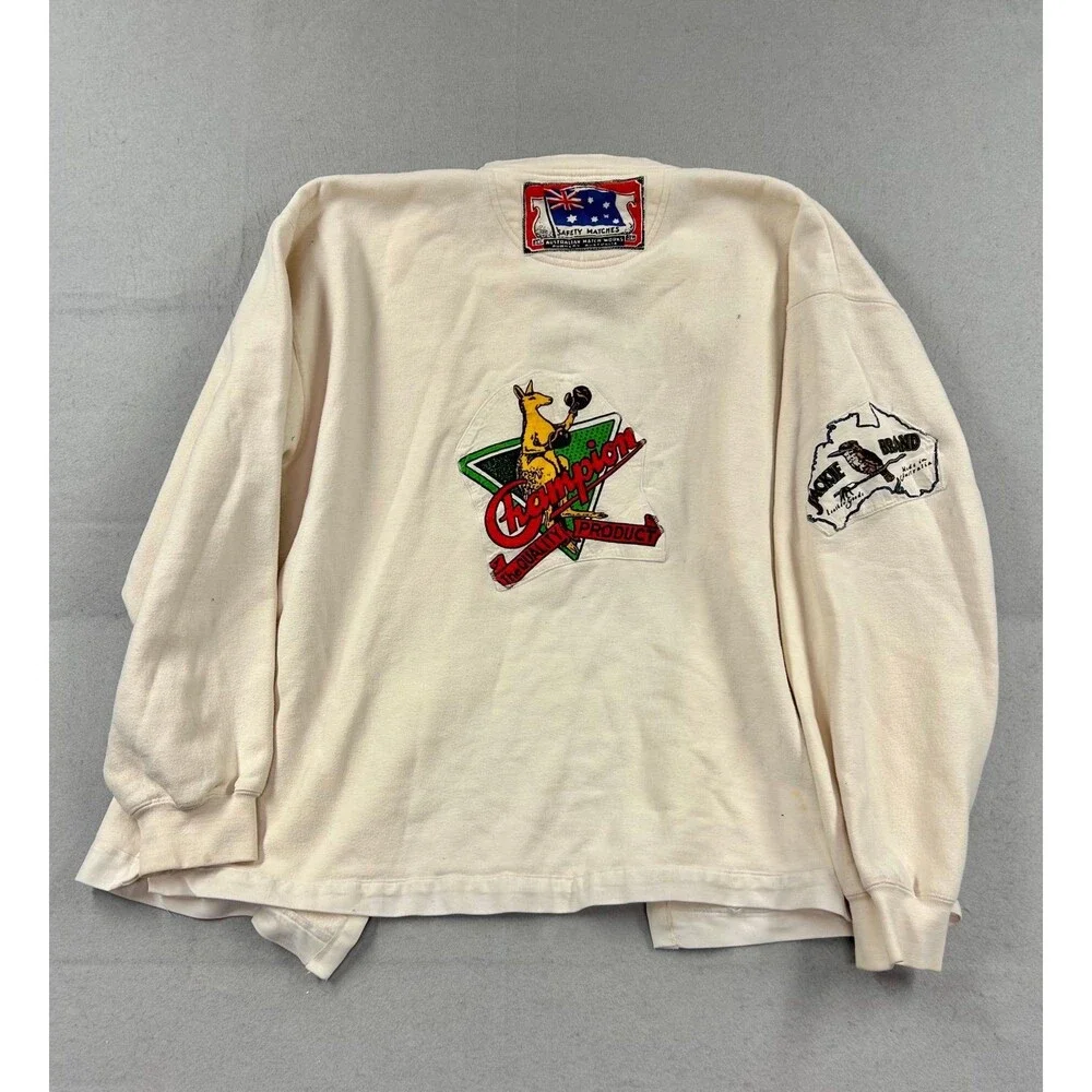 Vintage 80/90s Australian Patchwork Jacket XL DZ Sportswear Koala Southern Cross